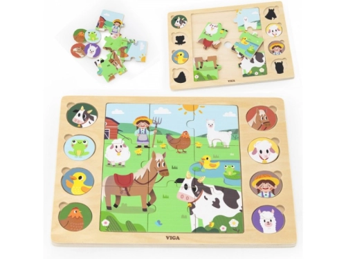 Puzzle - találd meg a párokat  - farmos