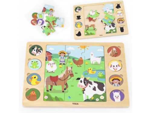 Puzzle - találd meg a párokat  - farmos
