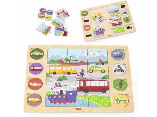 Puzzle - találd meg a párokat  - járműves