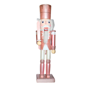   Diótörő 38 cm-es (rózsaszín ruhában, karddal a kezében)