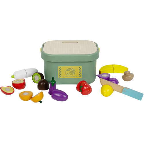 Szeletelhető gyömölcs és zöldség készlet dobozban (12 db-os)