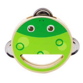 Tamburin, állatfigurás - Békás