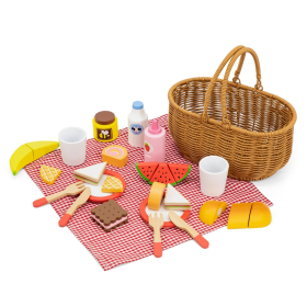 Piknik készlet kosárban - Viga Toys
