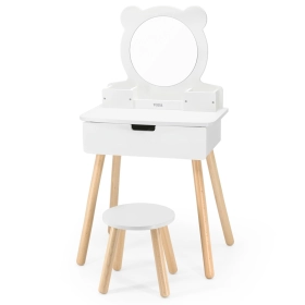 Fésülködő szekrény székkel - Viga Toys