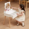 Fésülködő szekrény székkel - Viga Toys