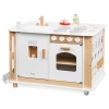 Játékkonyha - 4 oldalas, fehér (V)