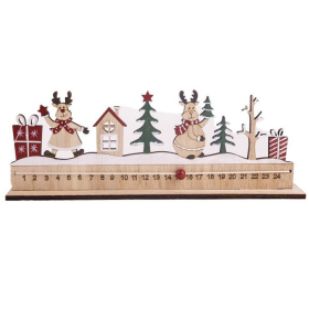 Adventi naptár - rénszarvasokkal