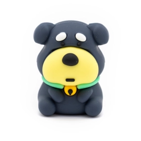 Ceruzahegyező - kutya (szürke)