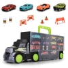 Dickie Toys Autószállító és tároló kamion