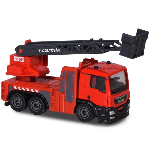 Majorette játékautó - MAN létrás tűzoltóautó