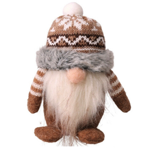 Dekorációs figura - Orrtörp babzsák (szürke-barna)