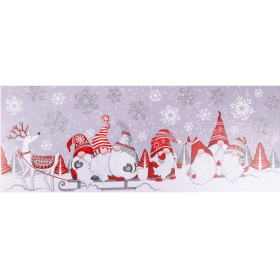 Ablak matrica dombornyomott - Orrtörpök (piros-ezüst)