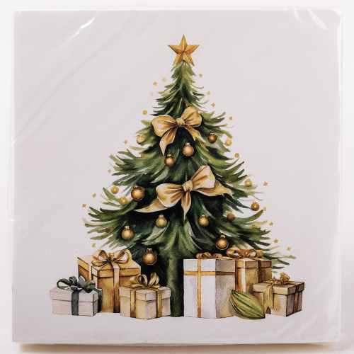 Karácsonyi szalvéta (20 db) - Karácsonyfa