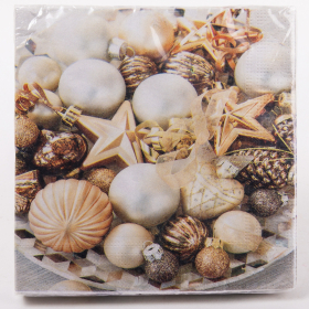 Karácsonyi szalvéta (20 db) - Karácsonyfadíszek