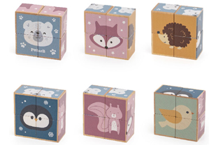 Kockakirakó – 4 kocka, 6 kép