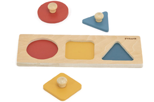 Geometriai puzzle – alapszínek és alapformák